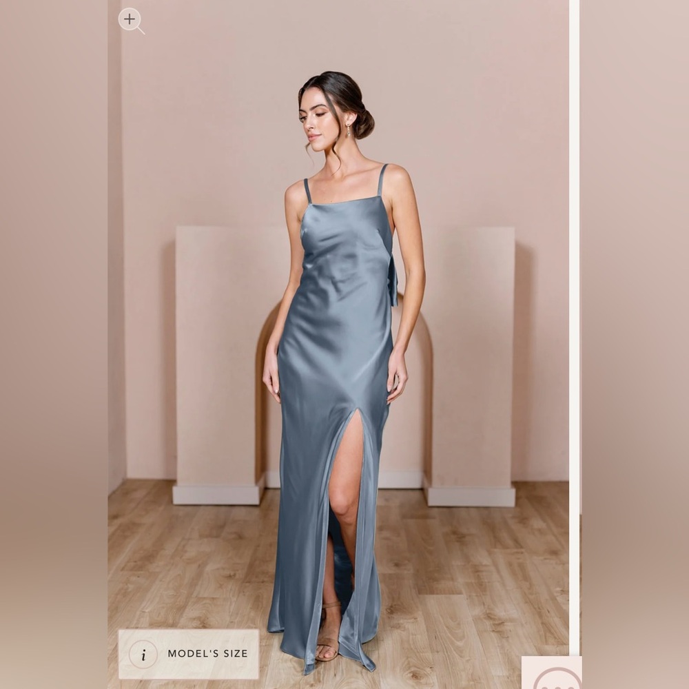 Revelry Steph Satin Dress - Bridesmaid